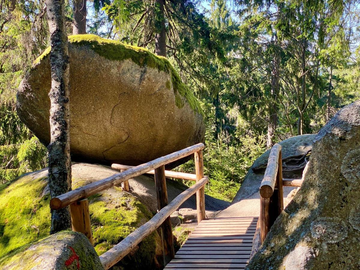 Ferienwohnung Oxana Im Naturpark Fichtelgebirge Schonwald  Eksteriør bilde