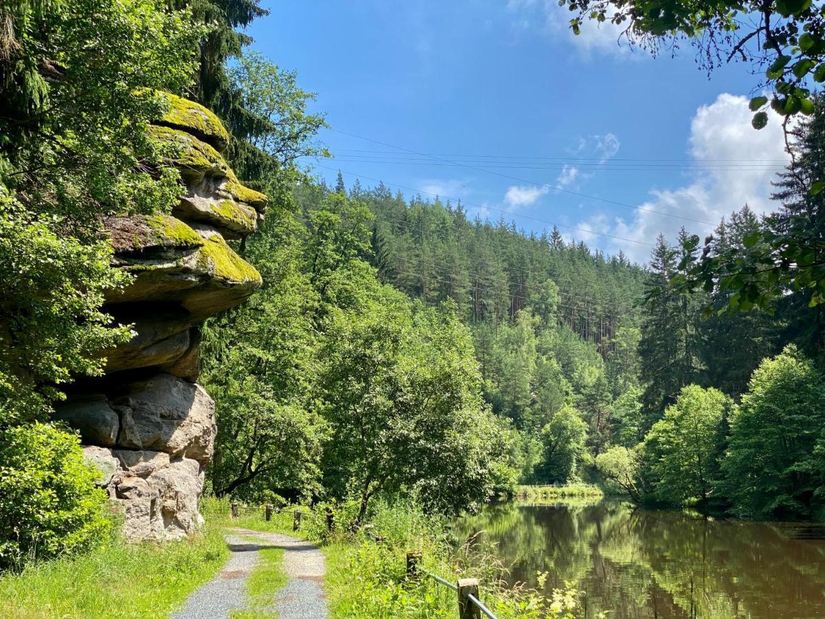 Ferienwohnung Oxana Im Naturpark Fichtelgebirge Schonwald  Eksteriør bilde